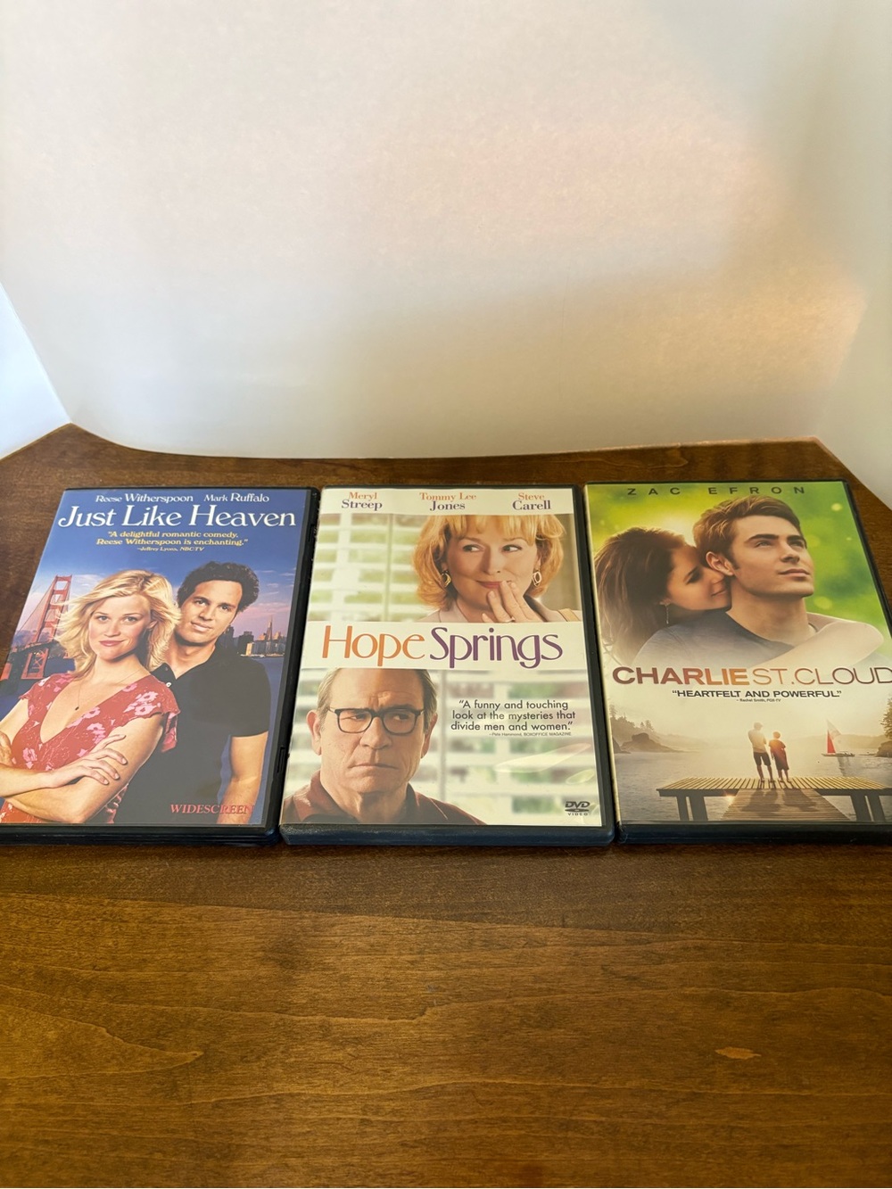 Just Like Heaven, Charlie St Cloud. Hope Springs DVD bundle